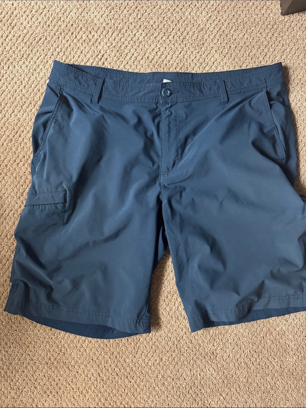 Columbia Navy Blue Hybrid Cargo Shorts